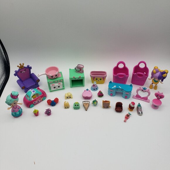 Shopkins Other - Shopkins Figures Plus Accessories Mixed Lot Seasons Moose Toys Dolls Car / D3